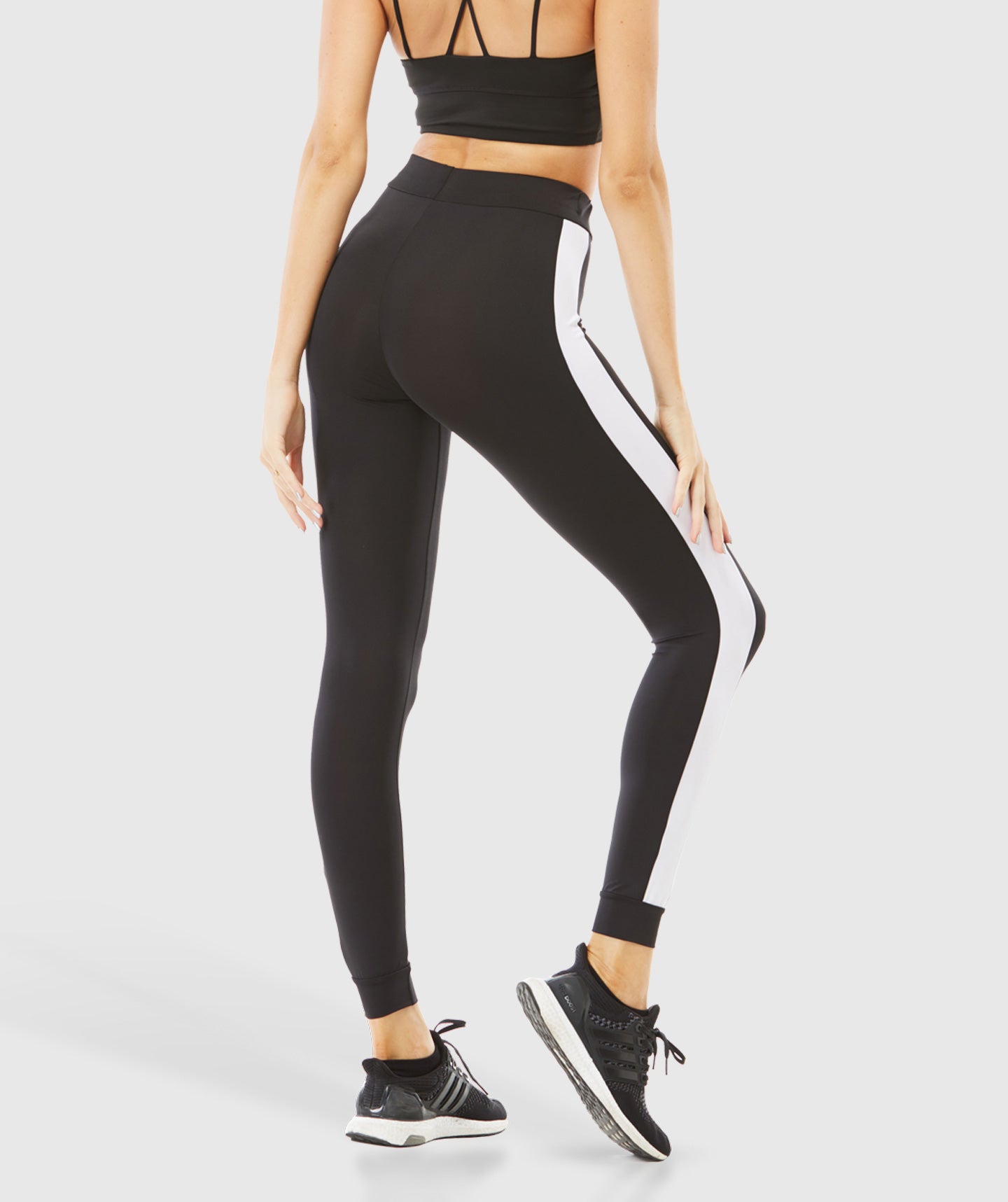 Yoga Pants Jegging With Side Stripe GO COLORS Side Striped