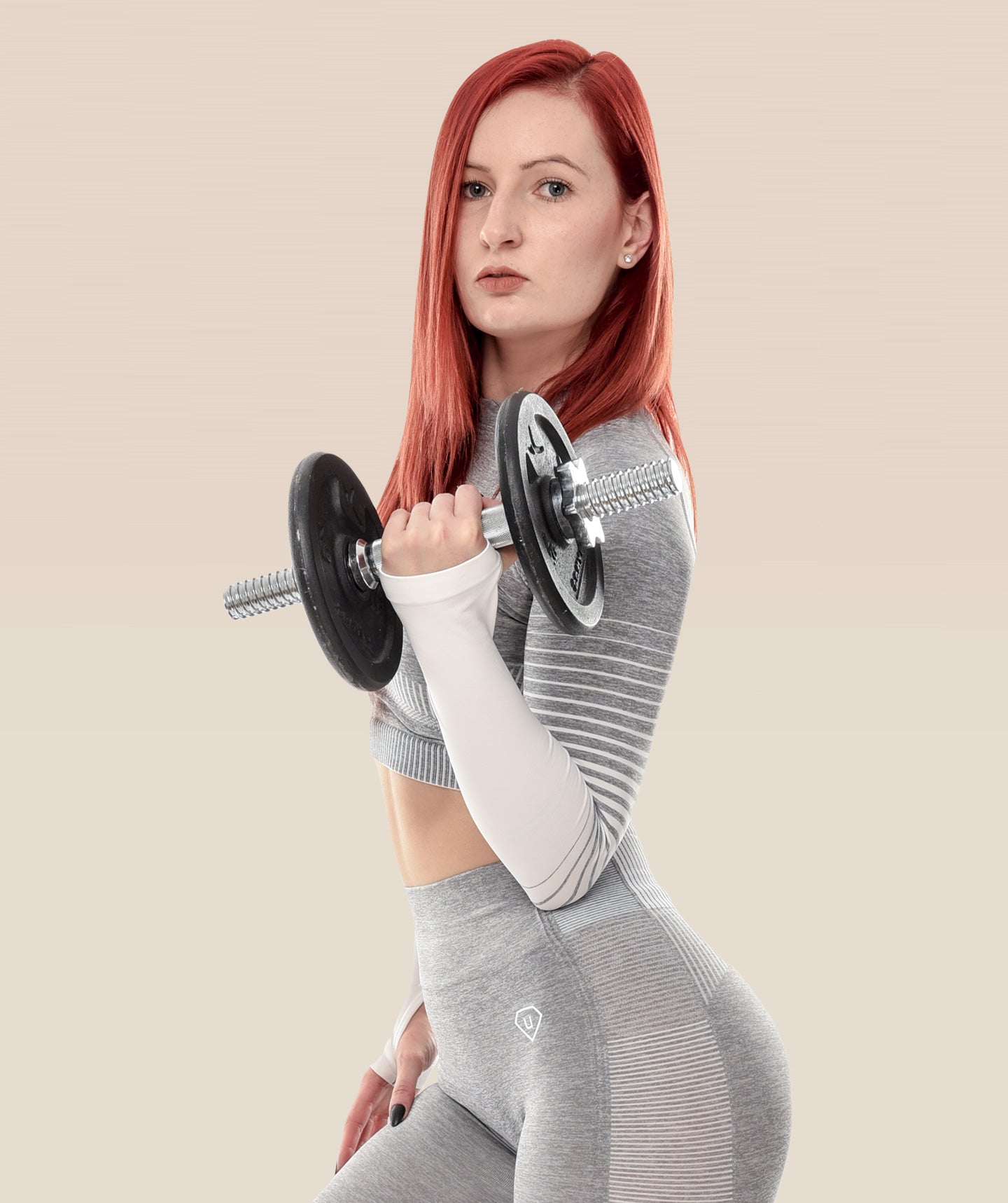 Synergy Fitness Set in Silver White
